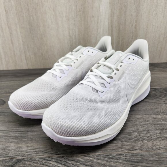 Nike Vomero 17 Size 12.5 Mens White Platinum Tint Casual Running Shoes - Picture 5 of 10
